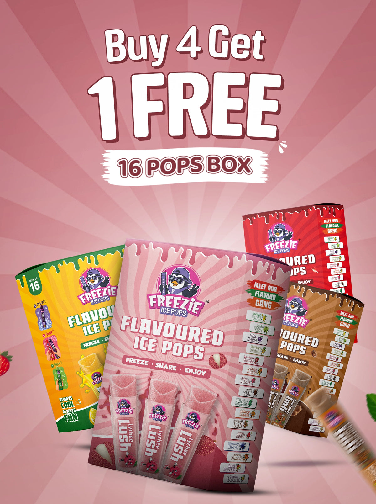 Buy 4 Get 1 Free Family Chill