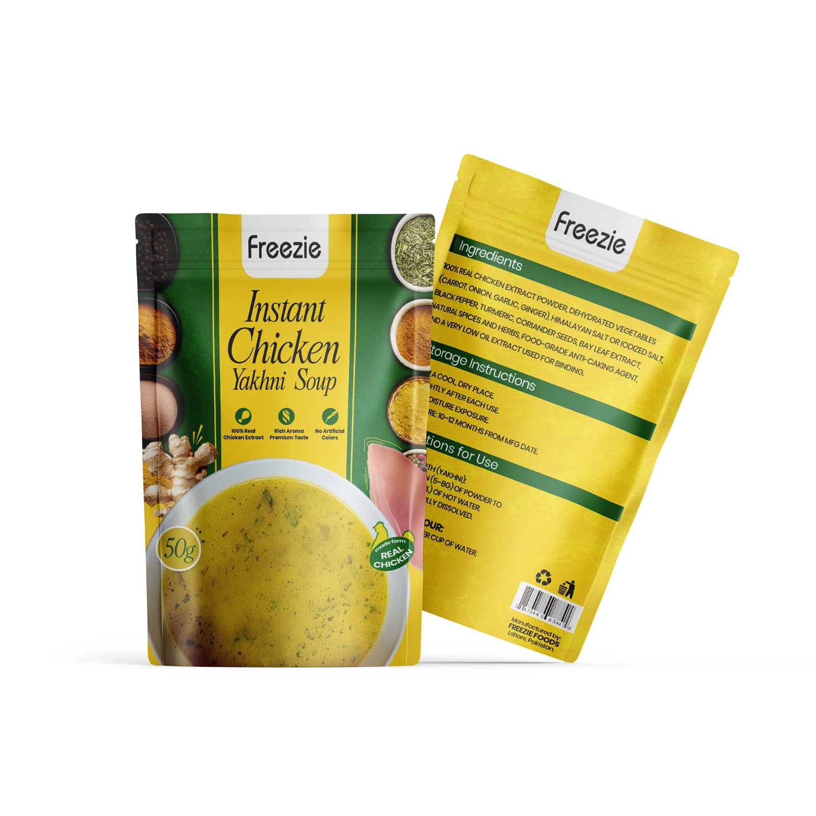 Instant Chicken Yakhni Soup ( Made From Real Chicken )