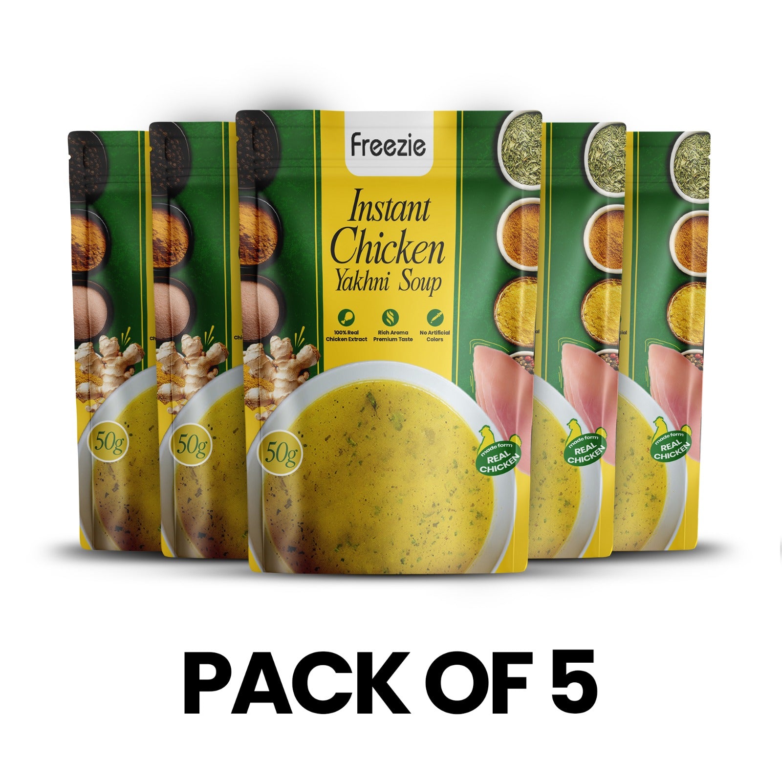 Instant Chicken Yakhni Soup ( Made From Real Chicken )